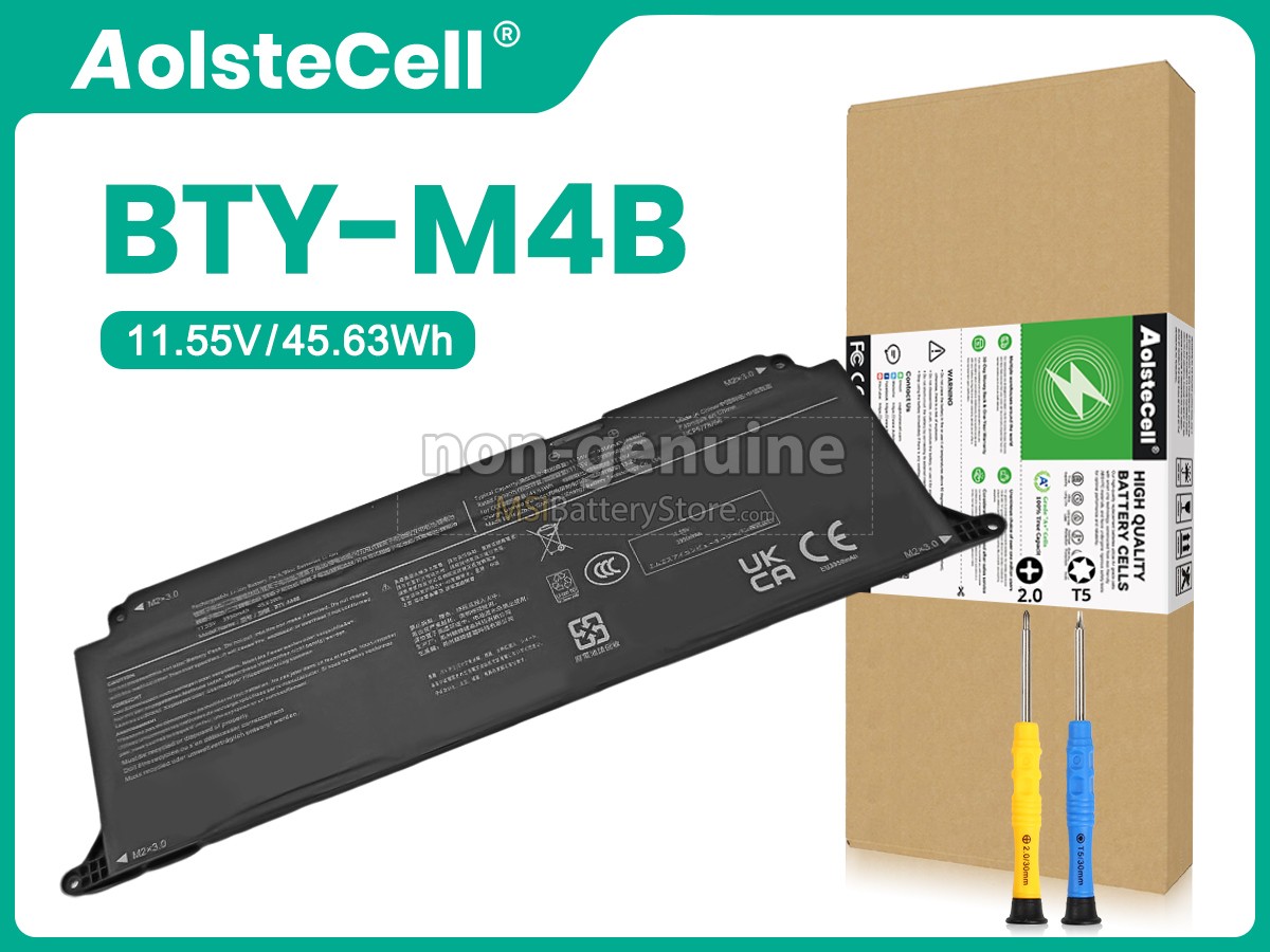 MSI BTY-M4B replacement battery