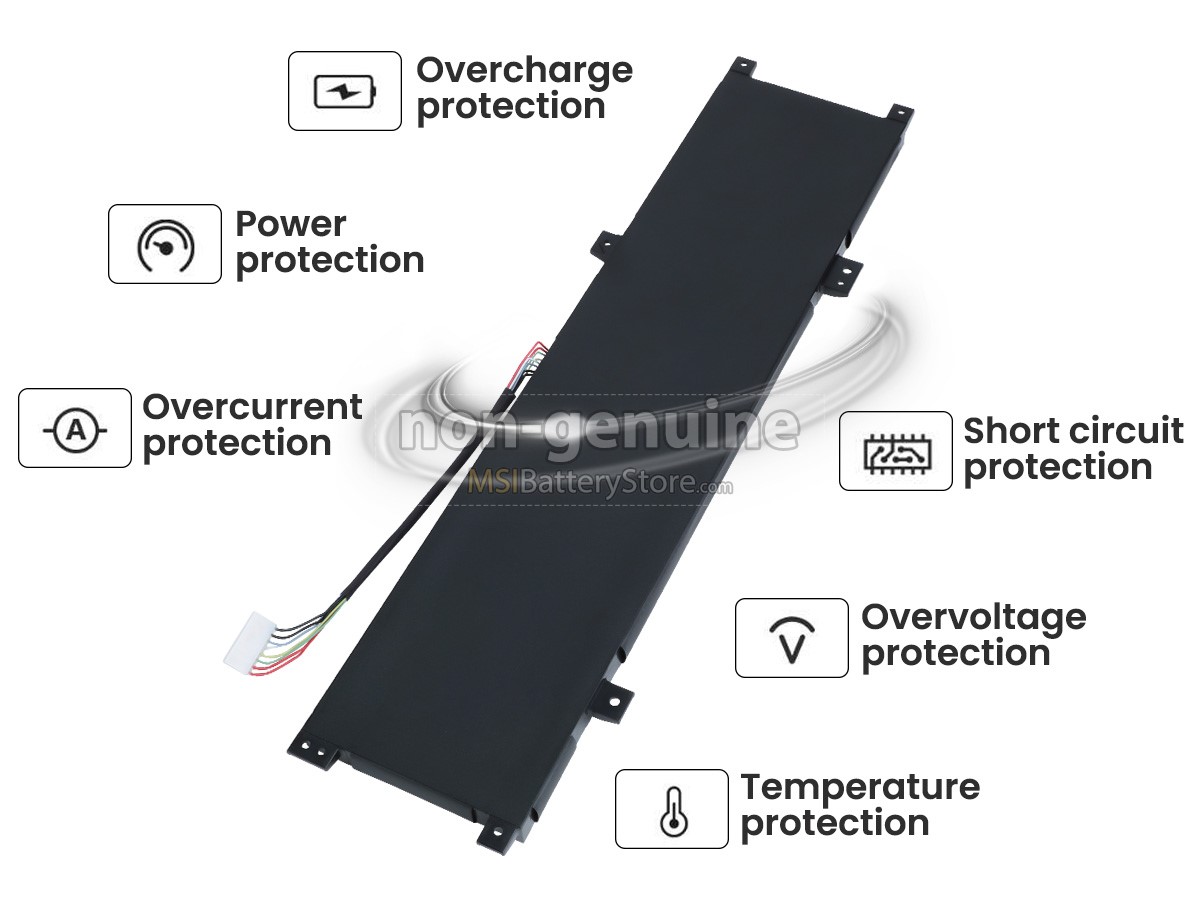 MSI PULSE GL66 12UGK replacement battery