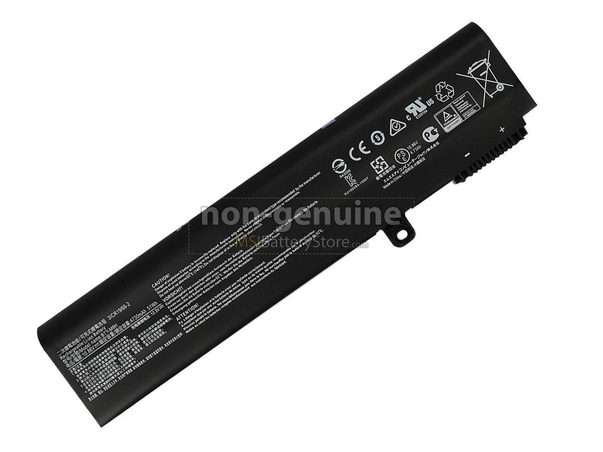 MSI GE75 RAIDER 10SGS-222 replacement battery