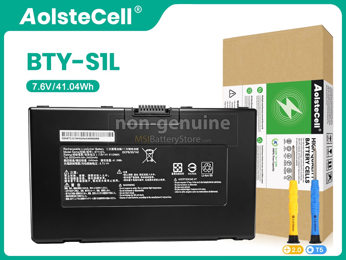MSI BTY-S1L replacement battery