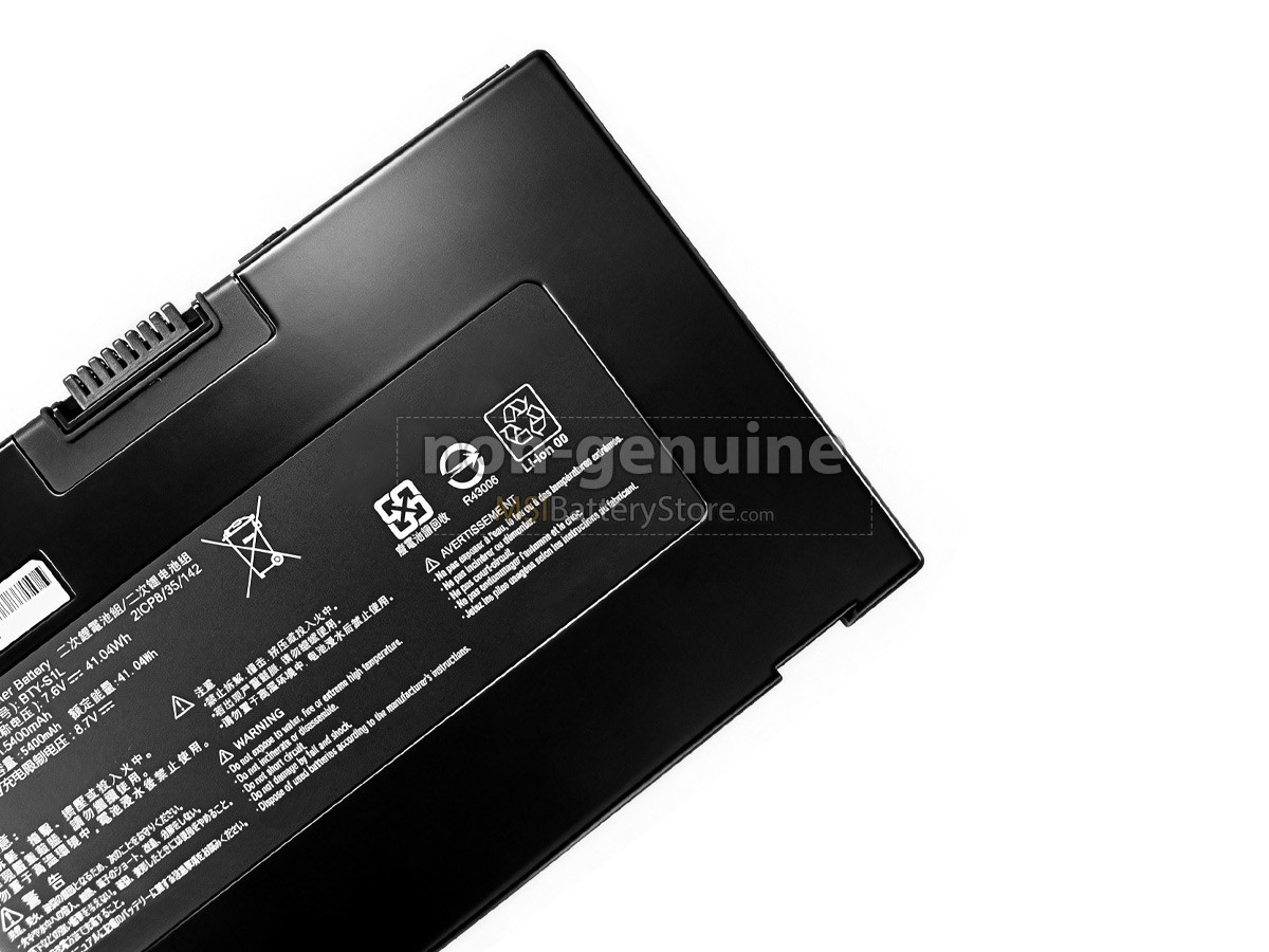 MSI BTY-S1L replacement battery