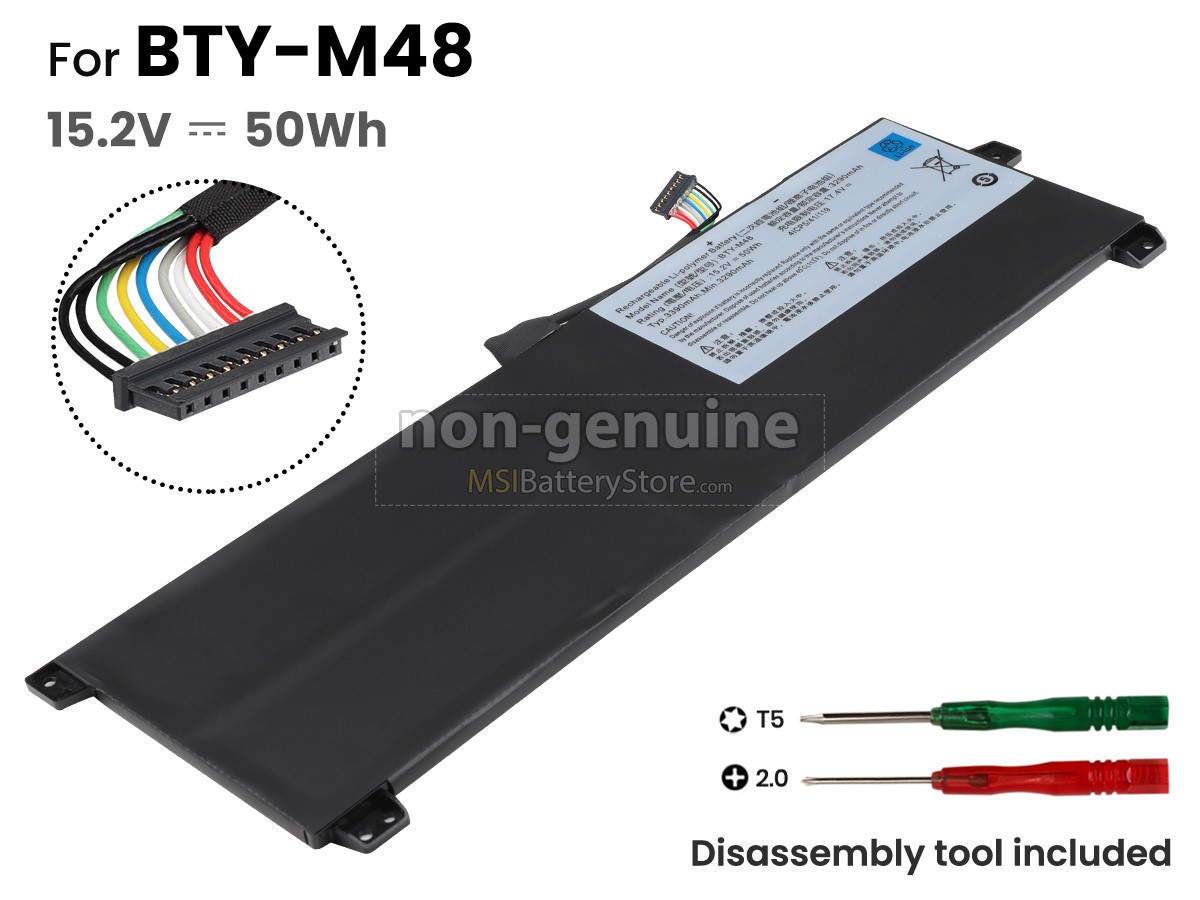 15.2V 50Wh MSI MODERN 14 A10RAS-1031 battery