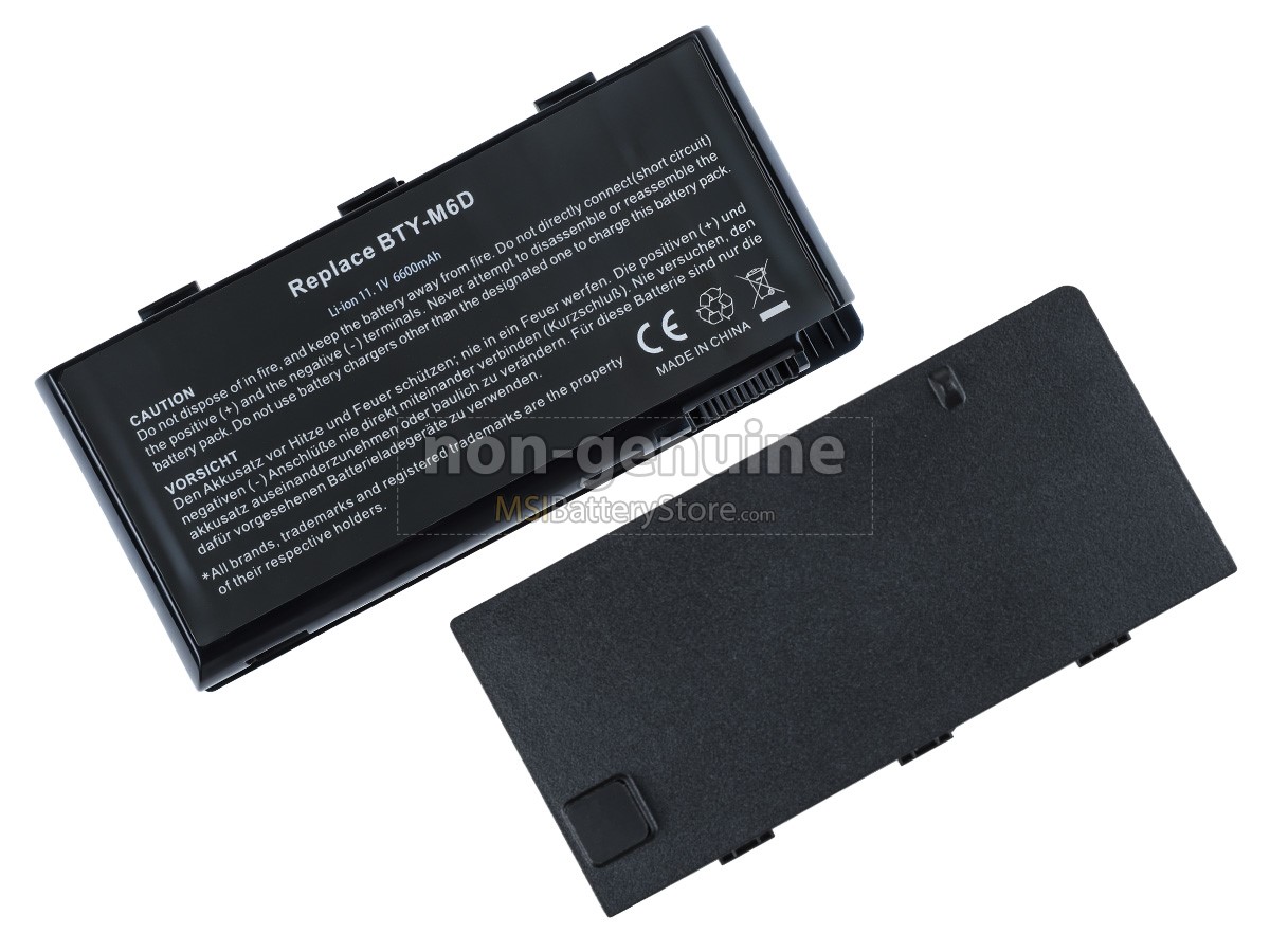 MSI GT60 replacement battery